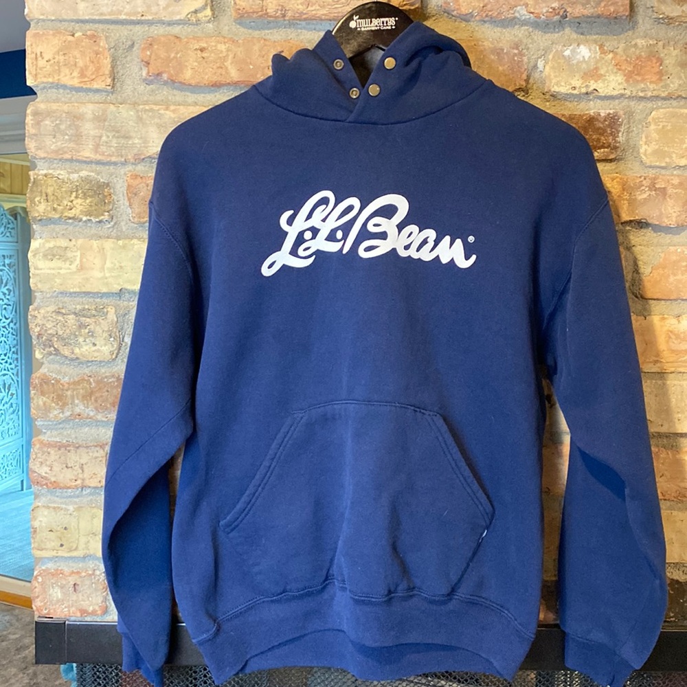 Youth extra large L.L. Bean navy blue hoodie